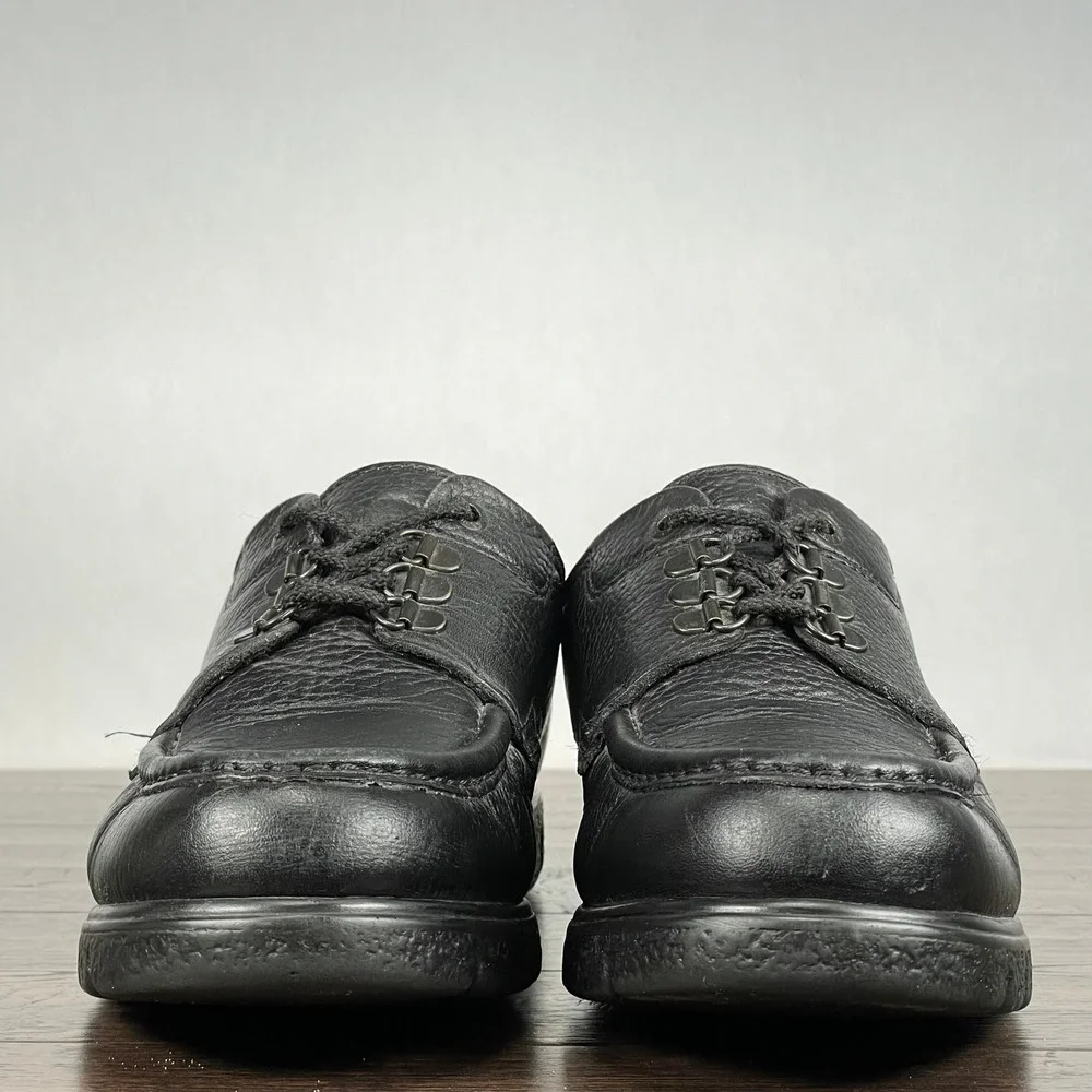 Red Wing Shoes Mens 9 Black Leather Comfort Shoes USA Lace-Up Classic Minimalist
